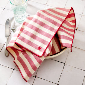 New! Torres Novas Striped Dinner Napkins — Set of 2