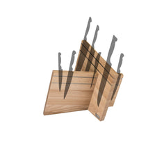 Arte Legno Magnetic Knife Block in Natural Beech Equipment ARTE LEGNO 