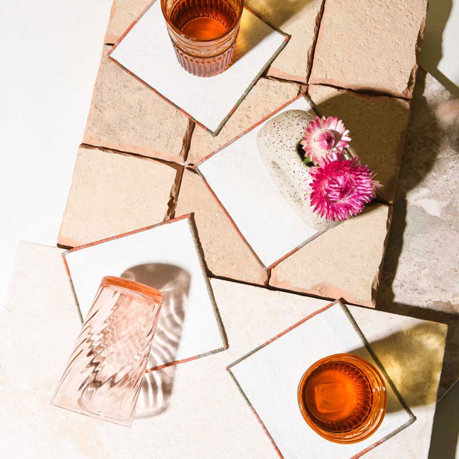 Atelier Saucier Cocktail Napkins — Set of 4 Soft Goods Atelier Saucier 