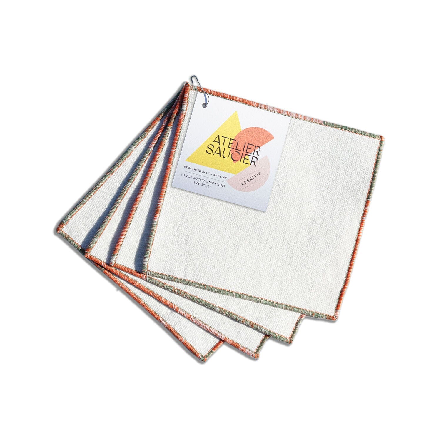 Atelier Saucier Cocktail Napkins — Set of 4 Soft Goods Atelier Saucier Santa Fe 