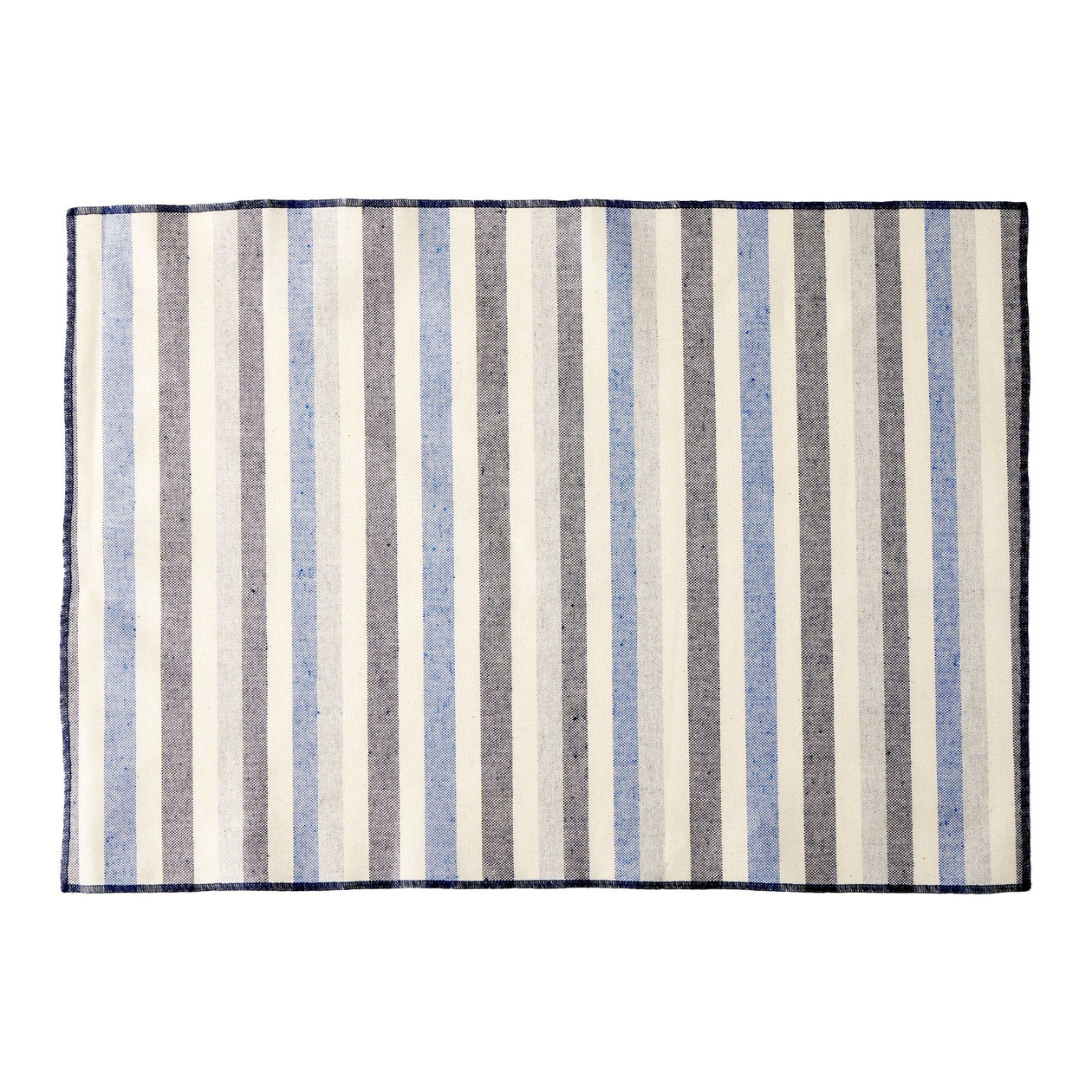 Atenas Home Striped Stain-Resistant Placemats — Set of 2 Soft Goods Atenas Home Textiles Blue Stripes 