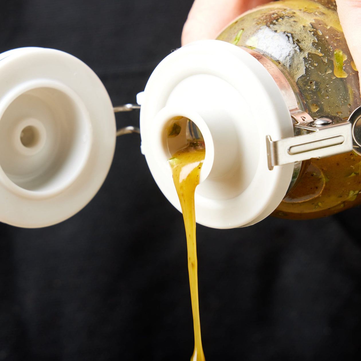 Cellarmate One-Push Dressing Bottle Cookware & Tools Japan Gold 