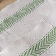 Classic Italian Apron - 100% Cotton Soft Goods Verve Culture Green 