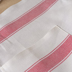 Classic Italian Apron - 100% Cotton Soft Goods Verve Culture Red 