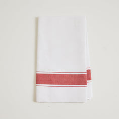 Classic Italian Large Kitchen Towel - 100% Cotton Soft Goods Verve Culture Red 