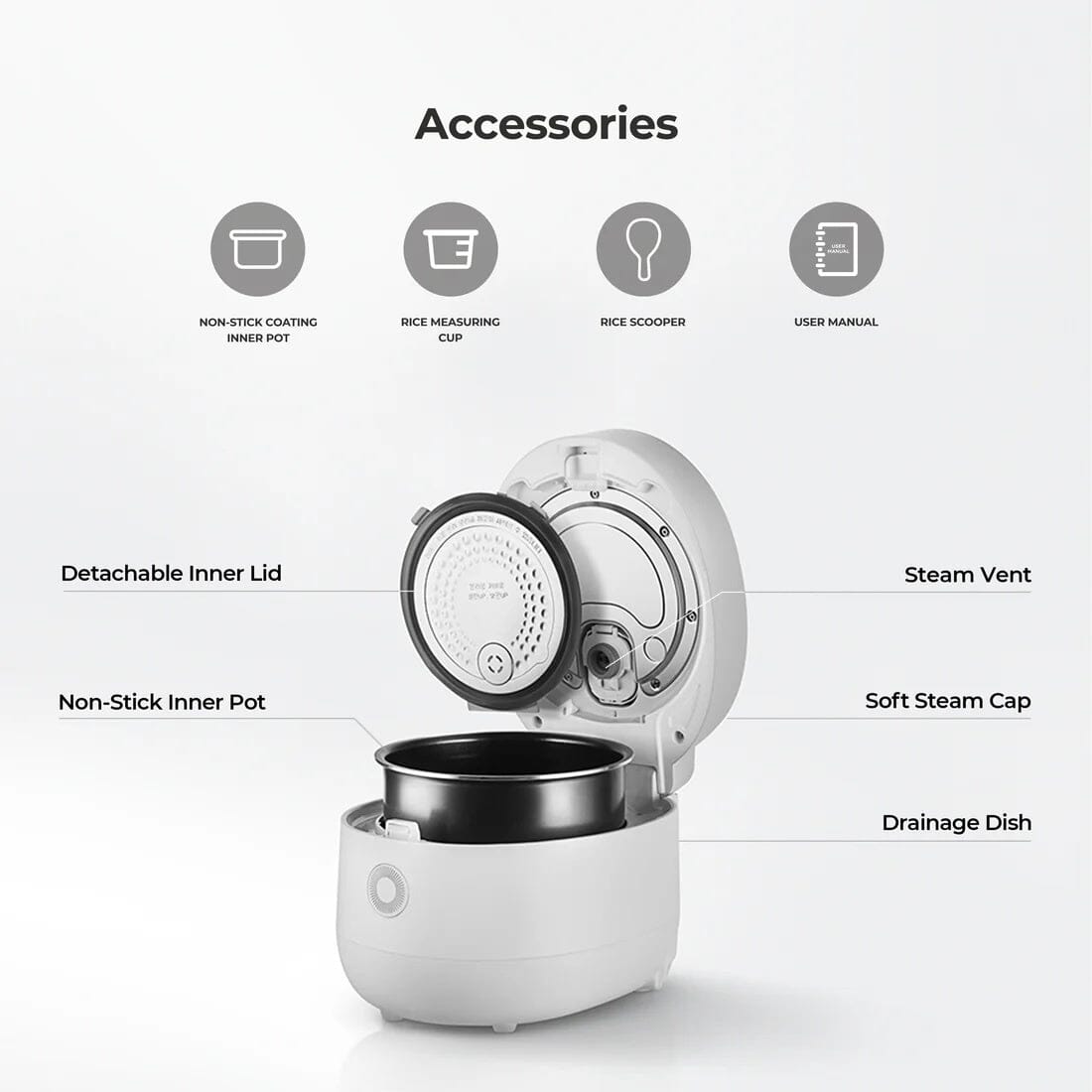 Cuckoo 6-Cup Micom Rice Cooker (CR-0675F) Equipment Cuckoo 