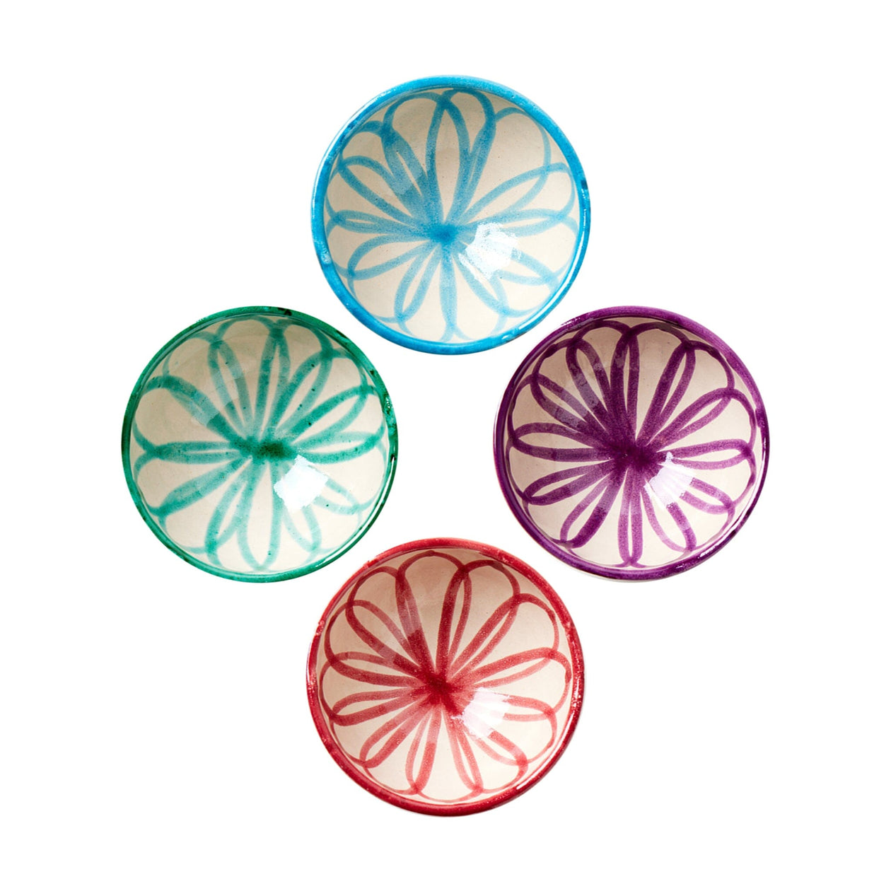 Granada Dipping Dish Set – Set of 4 Tabletop From Spain 