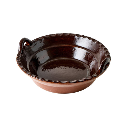 Handmade Clay Cazuela from Mexico Tabletop Hernan 