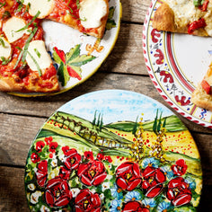 Handmade Deruta Italy Pizza Plate Swiftstoreshop 