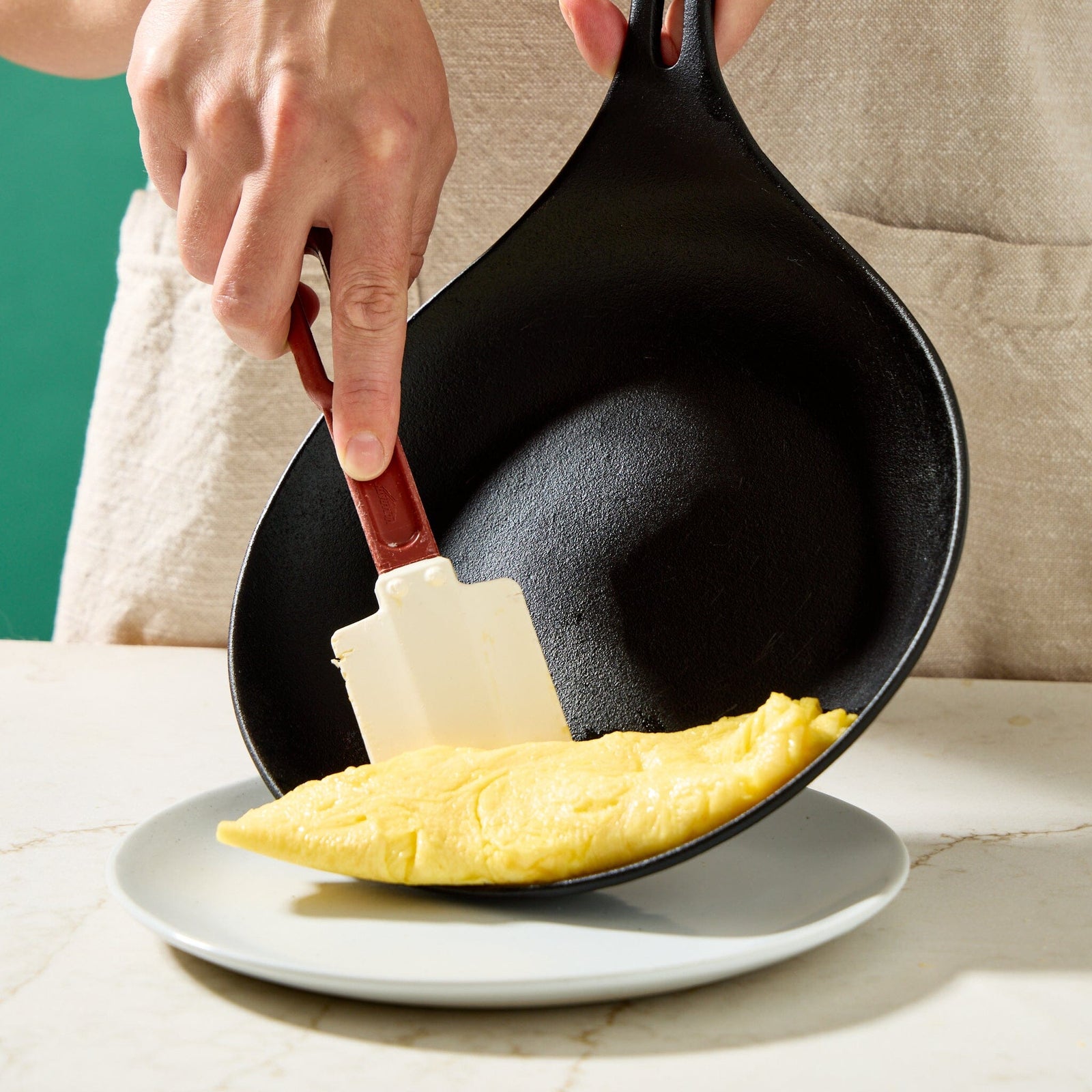 Iwachu Cast-Iron Omelet Pan Equipment Miya Company 