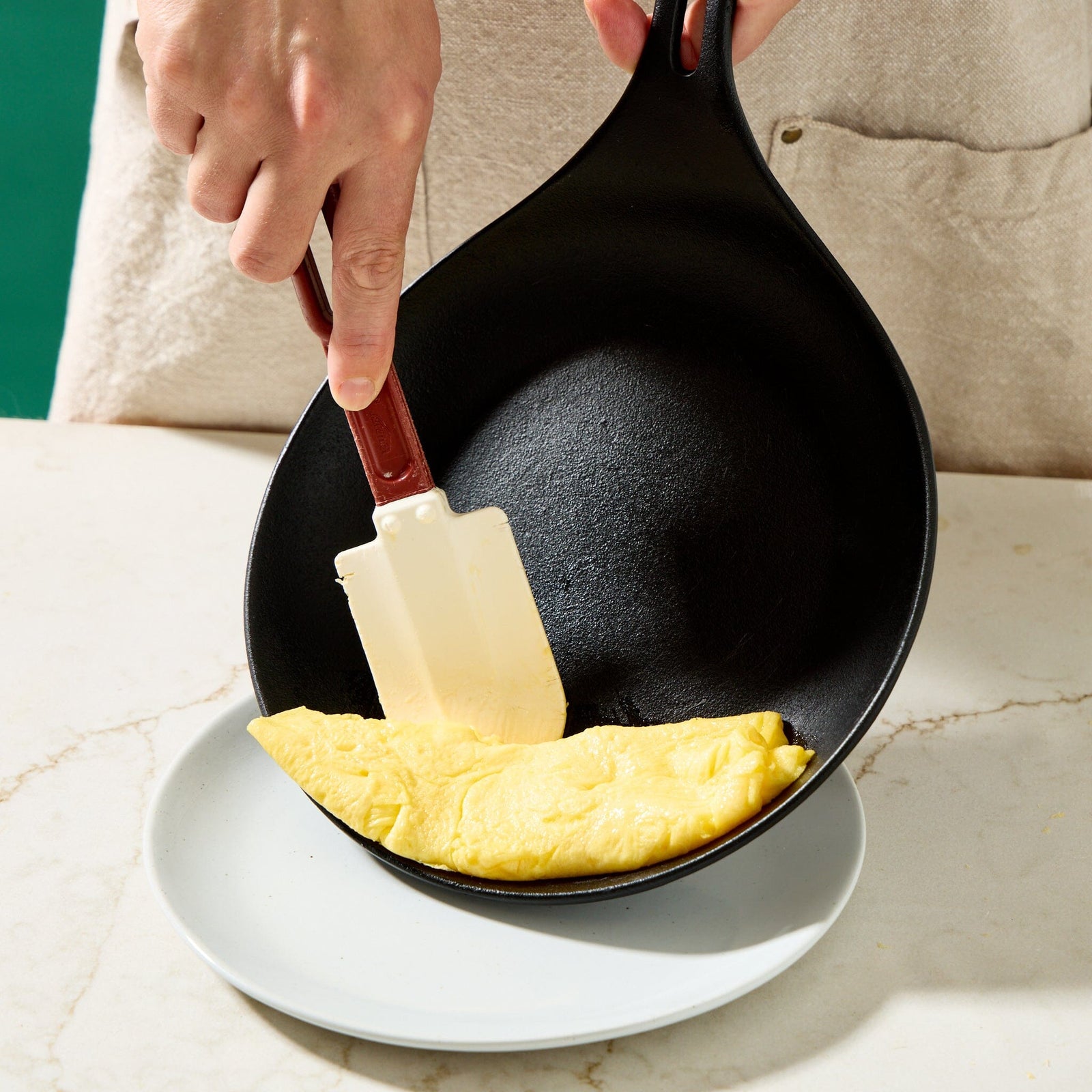 Iwachu Cast-Iron Omelet Pan Equipment Miya Company 
