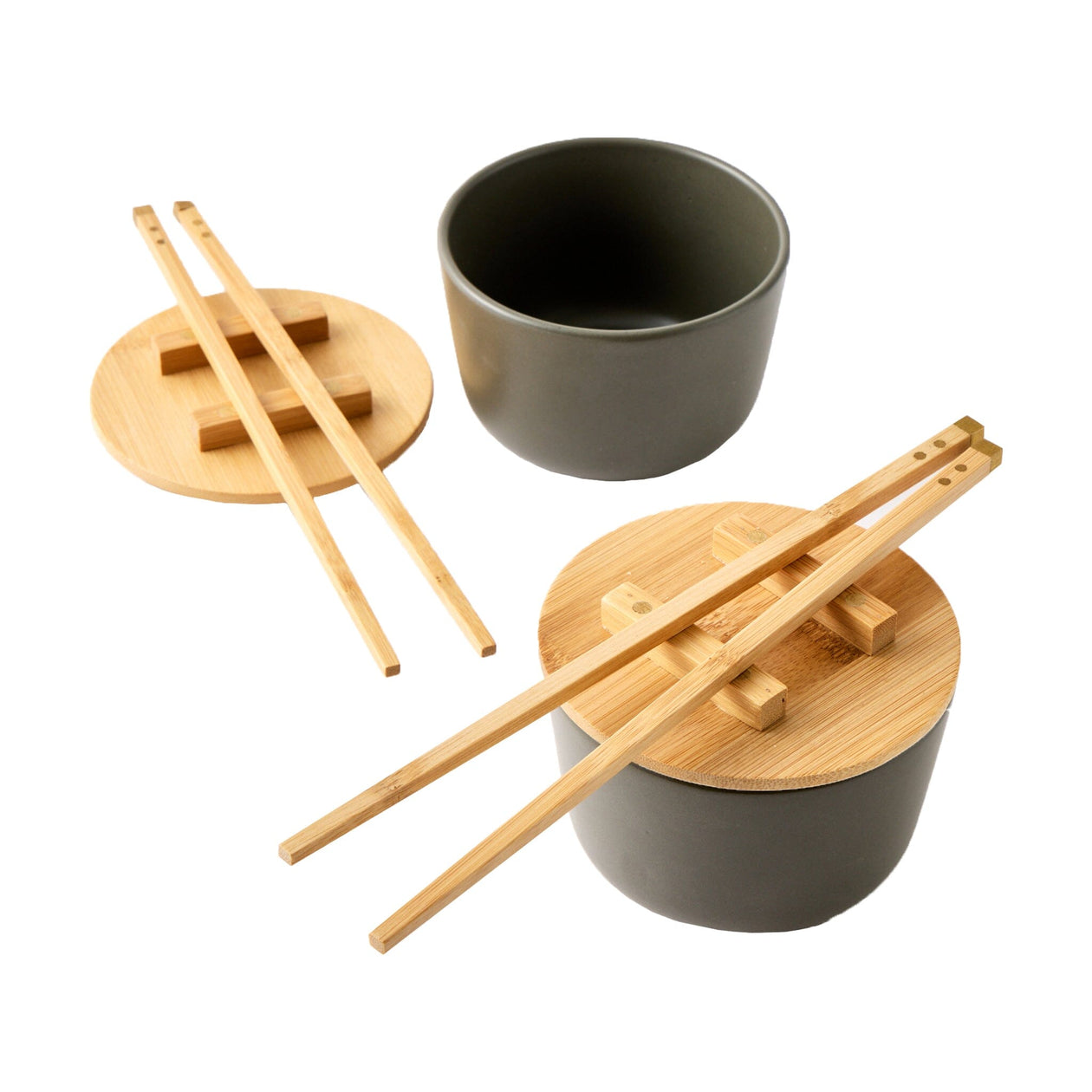 JIA Inc. Kkini Bowl & Chopsticks — Set of 2 Equipment Counterpoint 