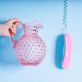 New! Klimchi Hobnail Crystal Jug