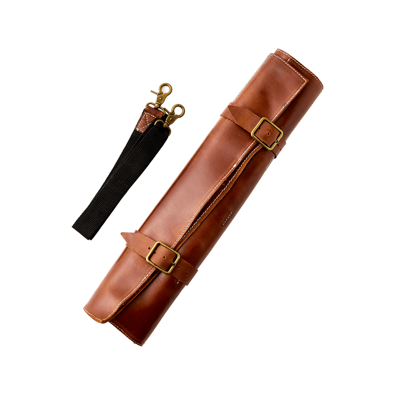 Leather Chef's Knife Roll Bag by Blade Guard Soft Goods Fliproducts 