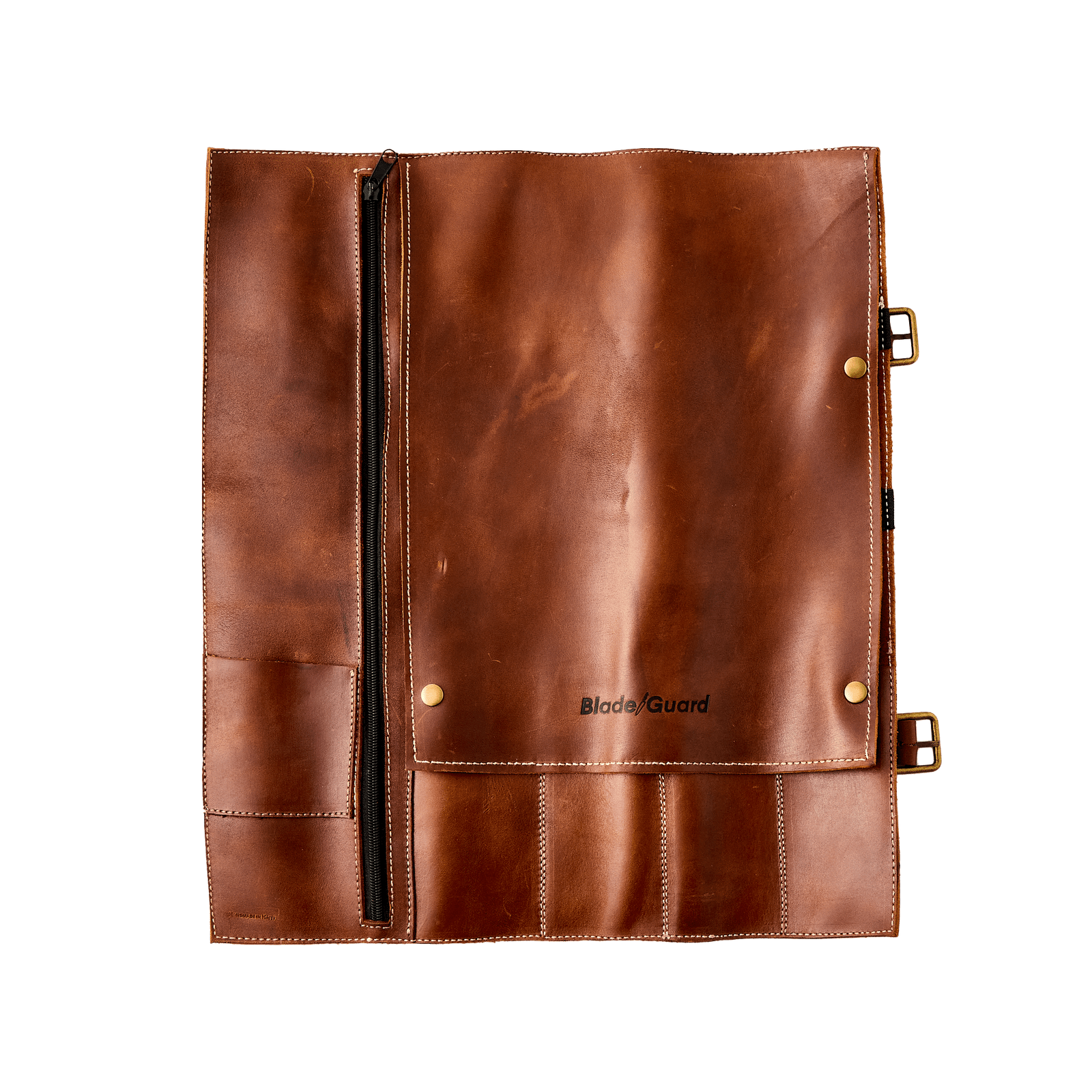 Leather Chef's Knife Roll Bag by Blade Guard Soft Goods Fliproducts 