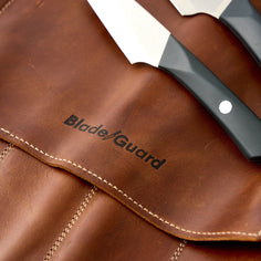Leather Chef's Knife Roll Bag by Blade Guard Soft Goods Fliproducts 