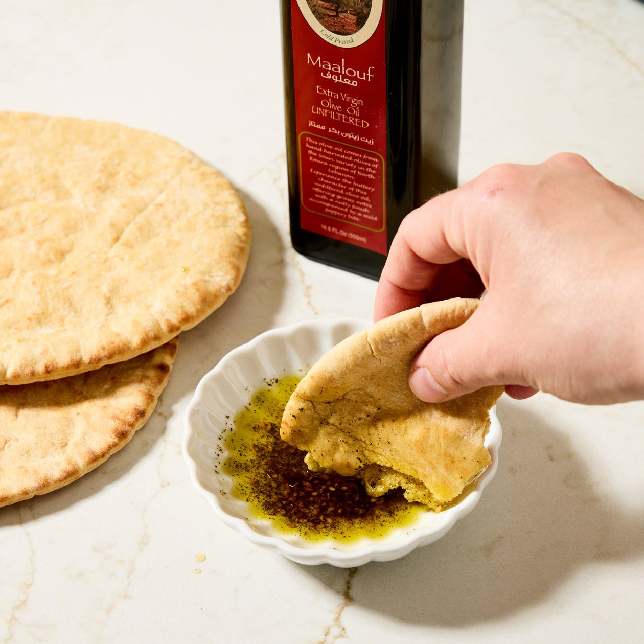 Maalouf Authentic Extra-Virgin Olive Oil Pantry Olive Harvest 