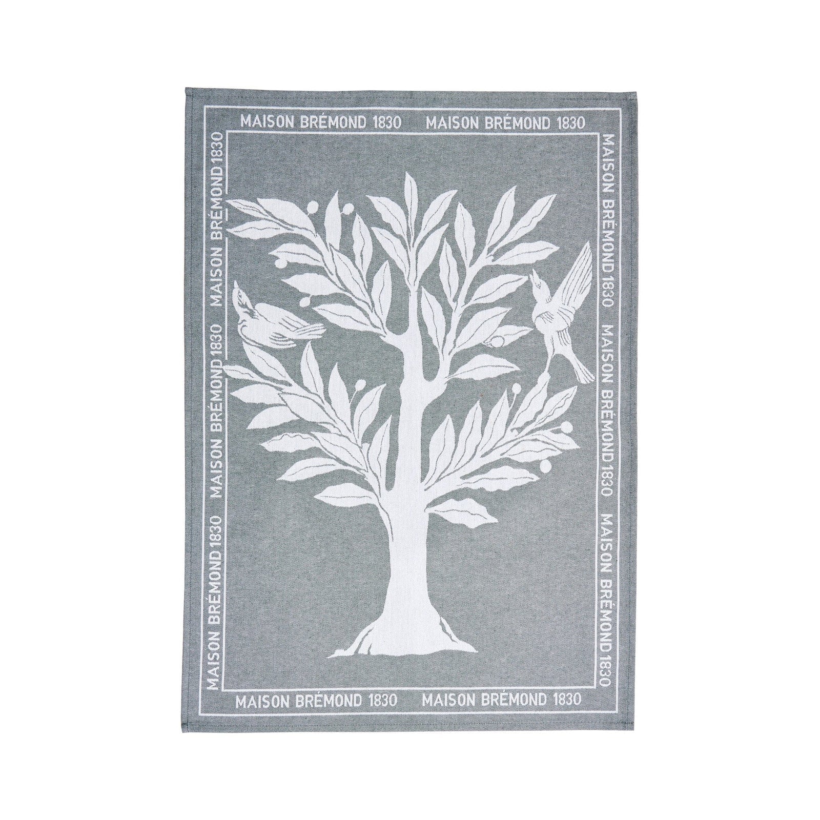 Maison Brémond French Dish Towel – Set of 2 Housewares Maison Bremond Grey Tree 