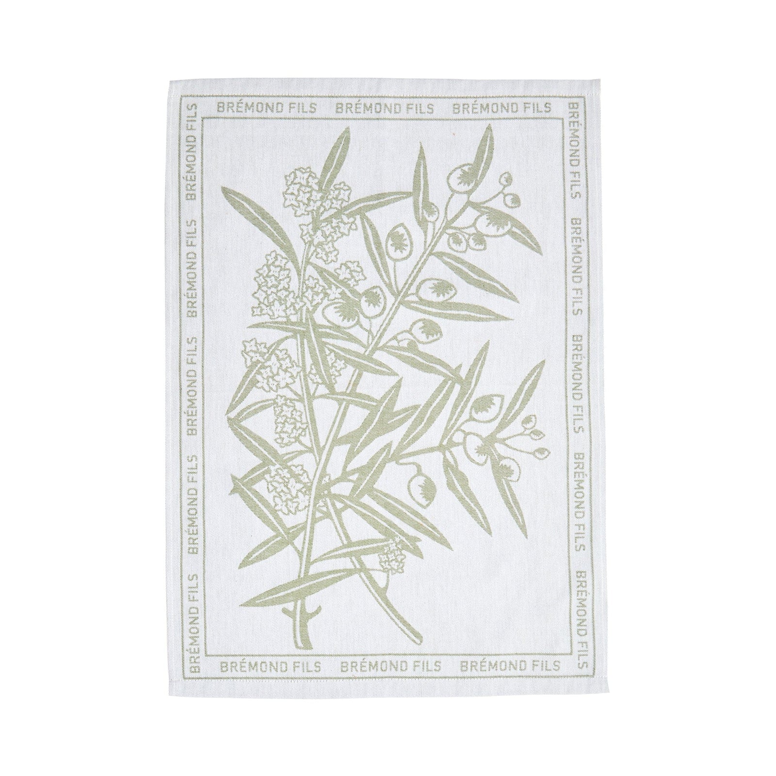Maison Brémond French Dish Towel – Set of 2 Housewares Maison Bremond White Branch 