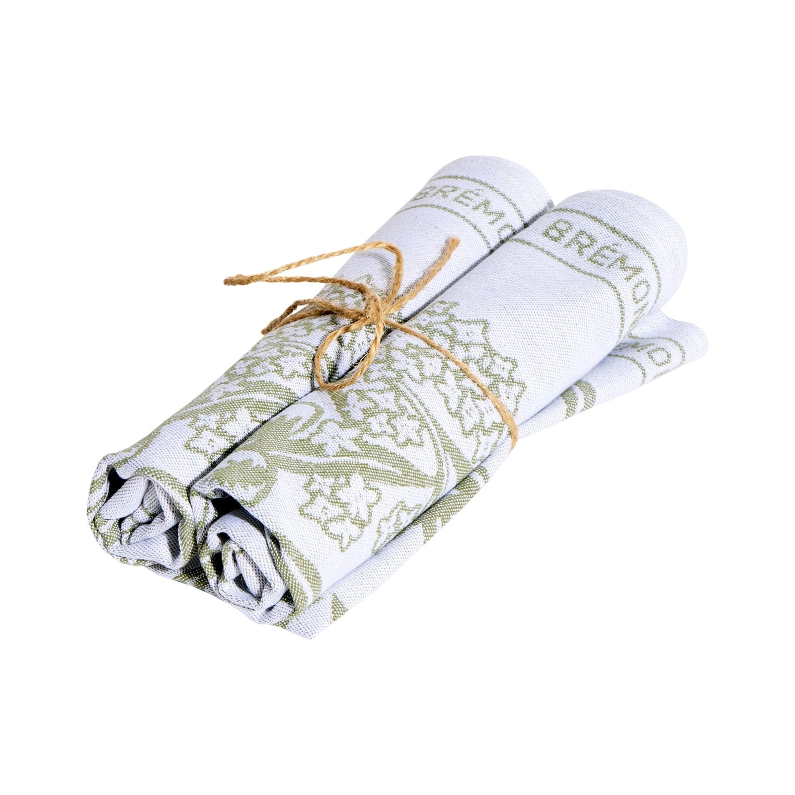 Maison Brémond French Dish Towel – Set of 2 Housewares Maison Bremond White Branch 