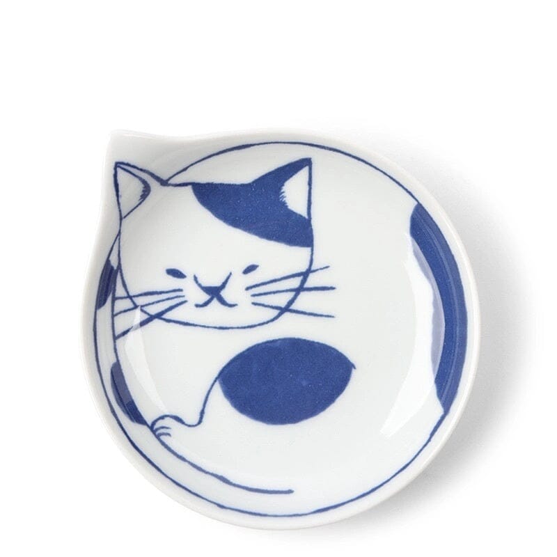 Miya Nekotori Cat Plates - set of 4 Tabletop Miya Company 