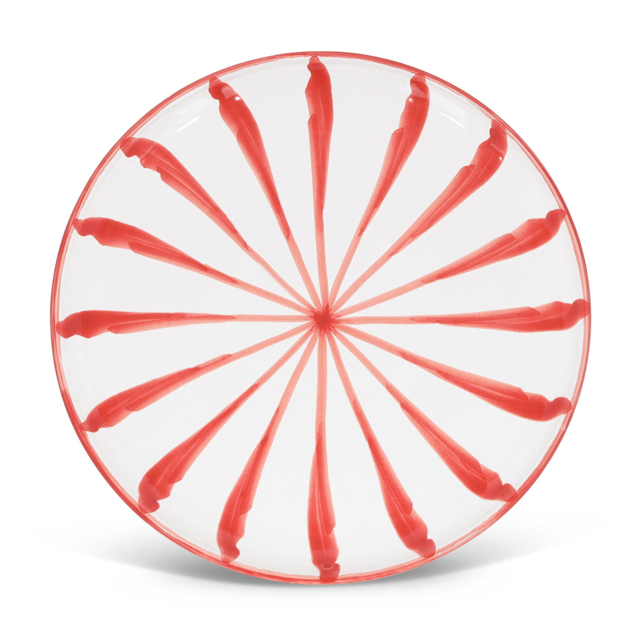 Platter with candy cane stripes Plate Pomelo Casa 