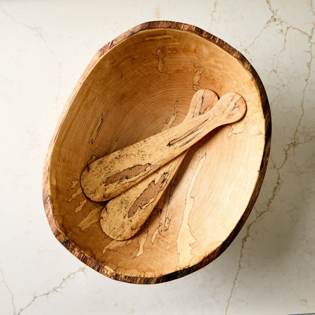 Spencer Peterman Spalted Maple Large Tossers Equipment Spencer Peterman 