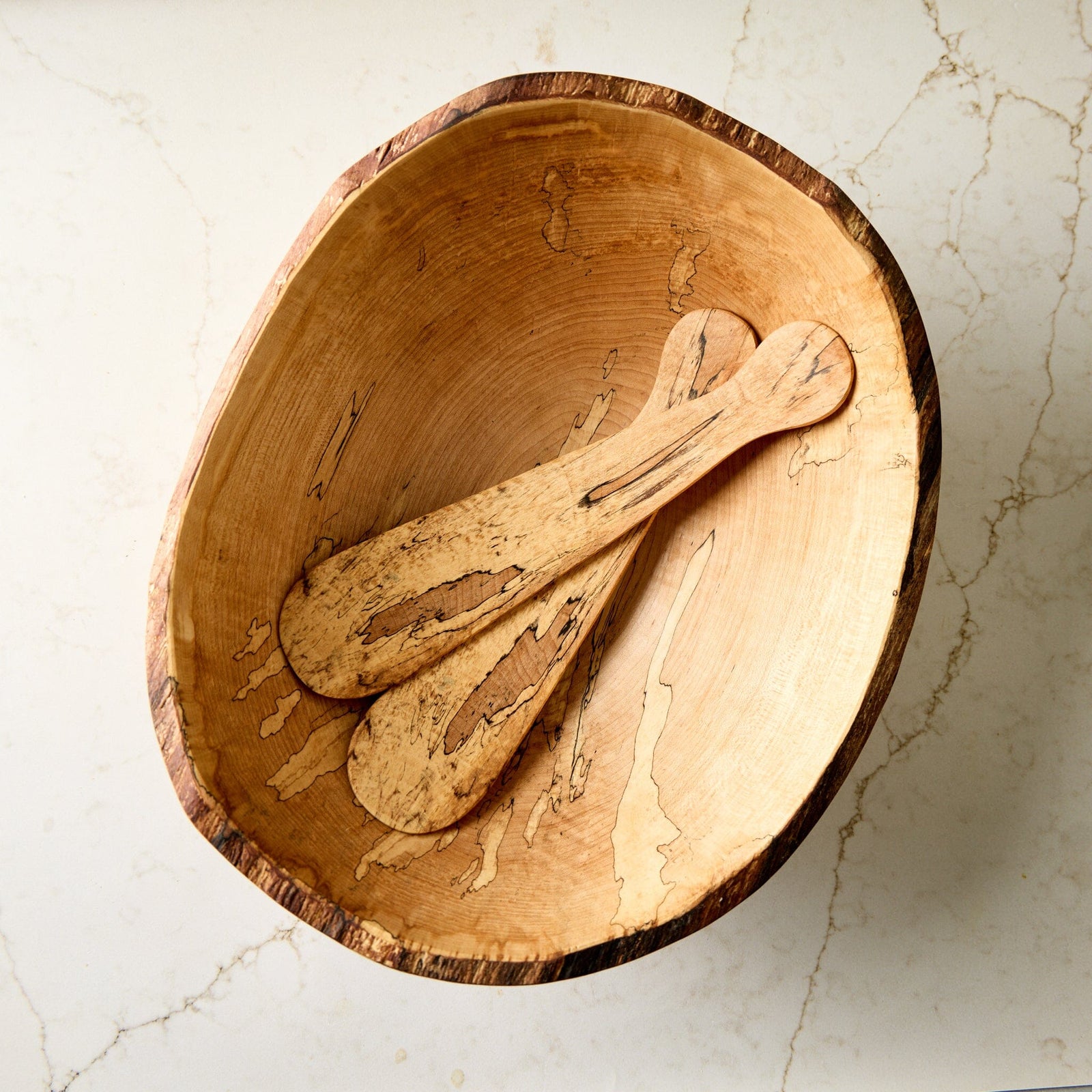 Spencer Peterman Spalted Maple Large Tossers Equipment Spencer Peterman 