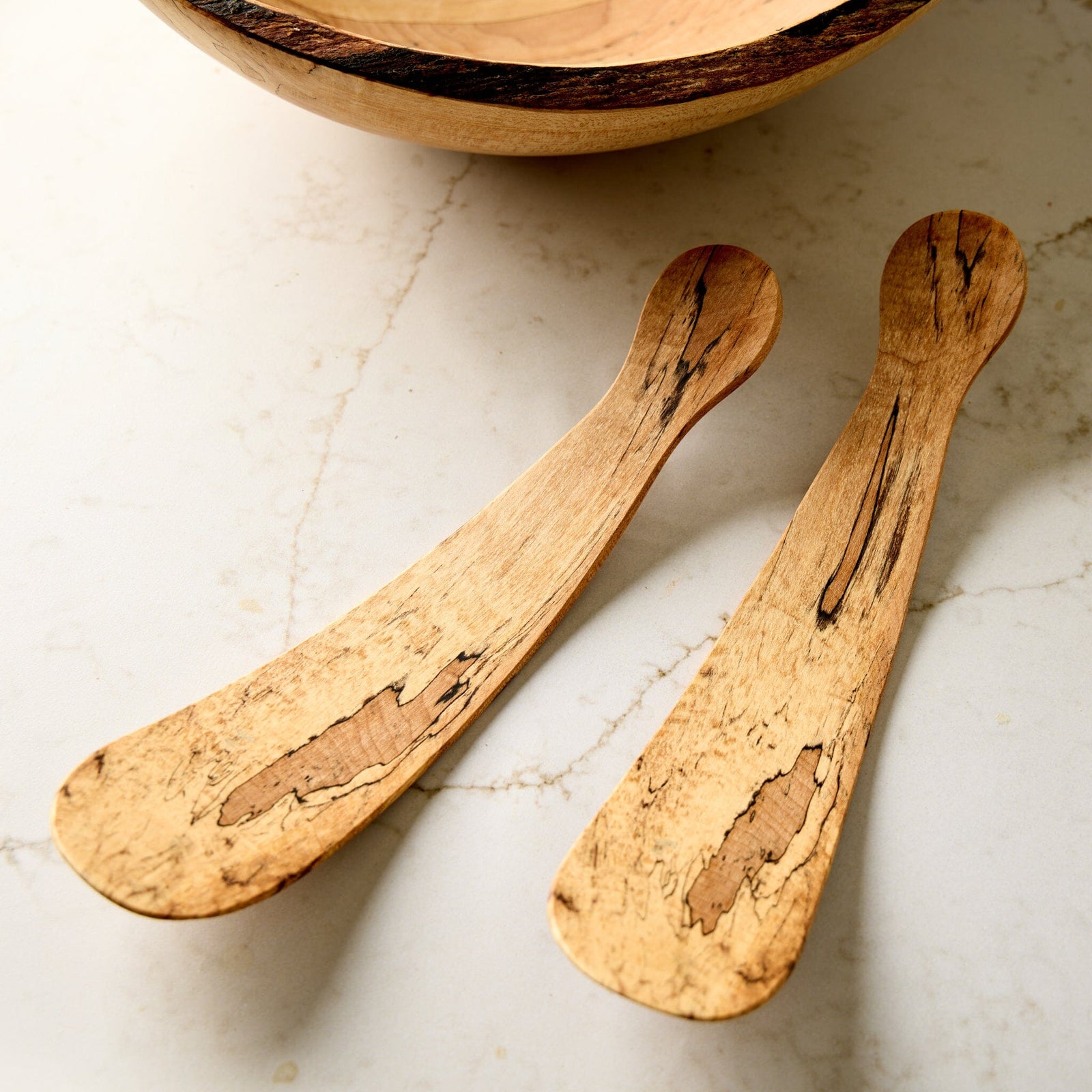 Spencer Peterman Spalted Maple Large Tossers Equipment Spencer Peterman 