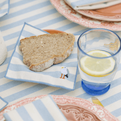 Torres Novas Striped Cocktail Napkins — Set of 4 Soft Goods Torres Novas 