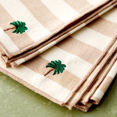 Torres Novas Striped Dinner Napkins — Set of 2 Soft Goods Torres Novas 