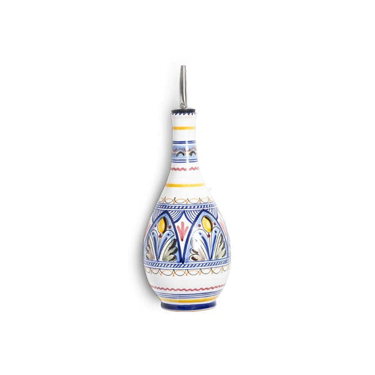 De La Cal Ceramics Multicolor Traditional Olive Oil Dispenser Housewares From Spain 
