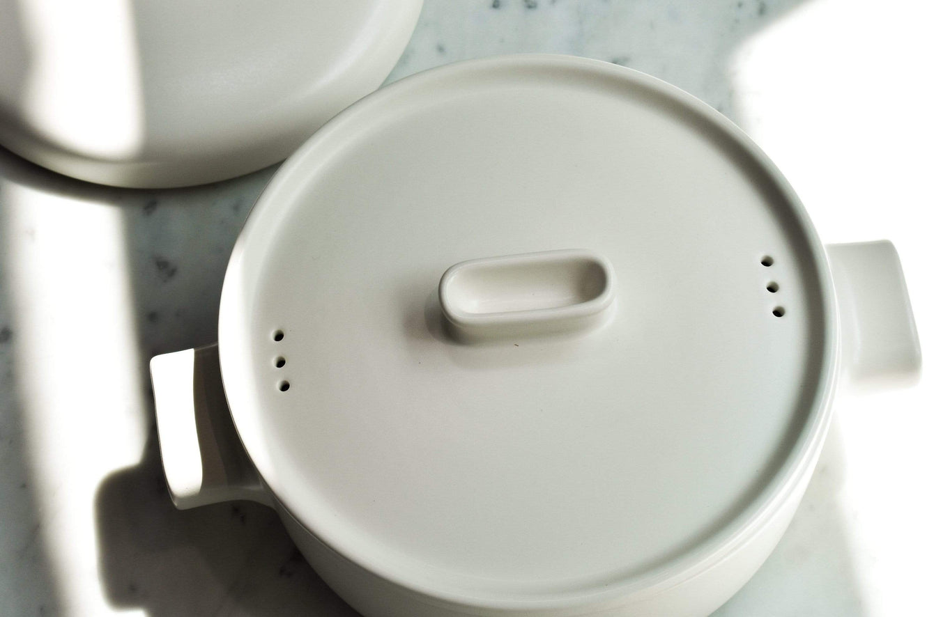 Most steamers are either too large, too cheaply made, or, in the case of the old-fashioned metal steamer inserts, too awkward to use.