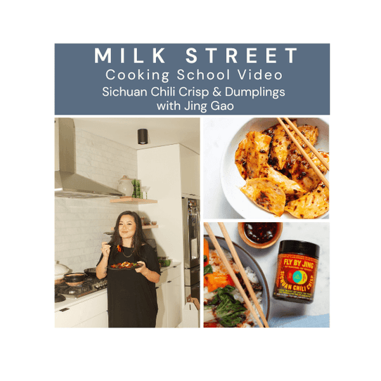 Sichuan Chili Crisp & Dumplings with Jing Gao Media Swiftstoreshop Cooking School 
