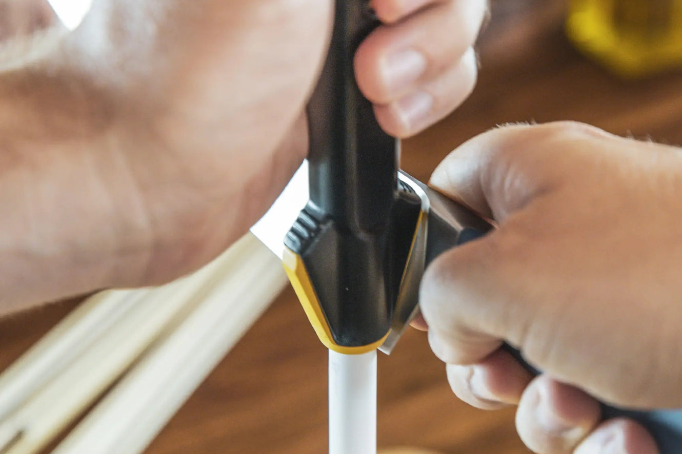 A sharp knife is not just one of the great joys of cooking.